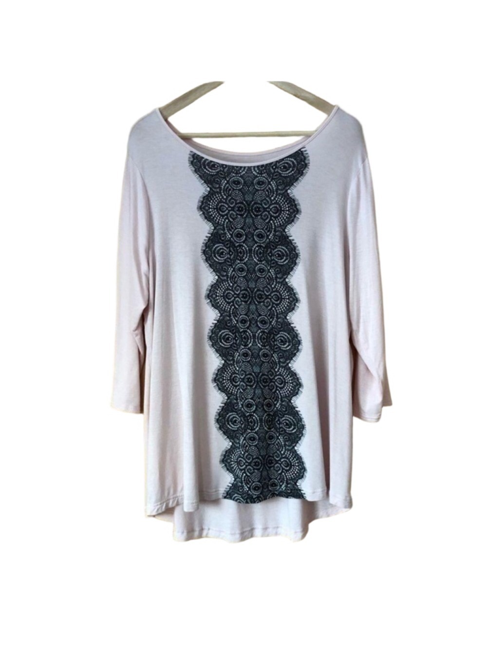 Apt. 9 Intimates Lace Print Night Shirt Sleep Shirt Size XXL